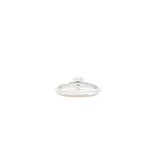 thumbnail wedding ring pt950 platinum and solitaire 0.41ct H color VS2 clarity - L'UXE LINK