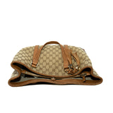 thumbnail GG In Brown/Beige Canvas/Leather Marrakech Tote Bag GHW - L'UXE LINK