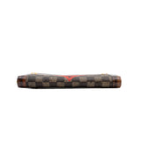 thumbnail Brown Strap Printed Wallet Zippy GHW - L'UXE LINK