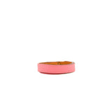 thumbnail Kelly Double Tour Bracelet In Rose Azalee Swift Leather RGHW Size XS Stamp A - L'UXE LINK
