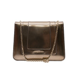 thumbnail Serpenti Forever Metallic Bronze Patent Leather Shoulder Bag GHW - L'UXE LINK