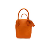 thumbnail Lindy 30 Swift Leather In Orange PHW R Stamp - L'UXE LINK