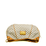 thumbnail Galliera GM White Damier Azur Canvas Shoulder Bag GHW - L'UXE LINK