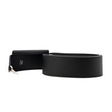 thumbnail Kelly Pocket Bag Strap In Black Swift/Epsom Calfskin Leather 50mm PHW - L'UXE LINK