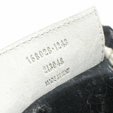 thumbnail City Classic Studs Bag Medium Metallic Leather Grey Antique Brass hardware - L'UXE LINK