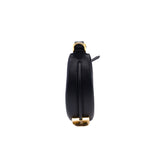 thumbnail Nano Fendigraphy Black Leather Charm Hobo Bag GHW - L'UXE LINK