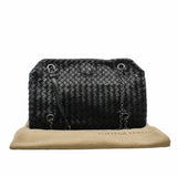 thumbnail chain crossbody bag leather black - L'UXE LINK