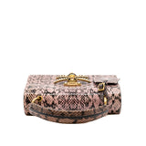 thumbnail QUEEN MARGARET' SHOULDER BAG WITH A BEE MOTIF in python ghw - L'UXE LINK