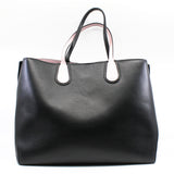 thumbnail Large Dior Addict In Black/Pink Leather Shopper Tote Bag Pink/SHW - L'UXE LINK