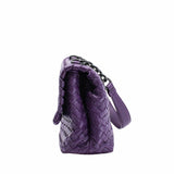 thumbnail shoulder flap bag leather purple - L'UXE LINK