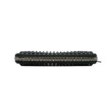thumbnail long zip wallet with black studs in leather black phw - L'UXE LINK