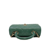thumbnail small coco handle in caviar light green ghw - L'UXE LINK