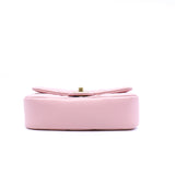 thumbnail Mini Heart Charms In Pink Lambskin Leather Quilted Flap Bag GHW Seri POU2XXXX - L'UXE LINK
