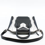 thumbnail Medium Antigona In Black/White Calfskin Handbag PHW - L'UXE LINK
