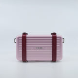 thumbnail Dior X Rimowa Aluminum Rose Pink Clutch Bag PHW With Strap - L'UXE LINK