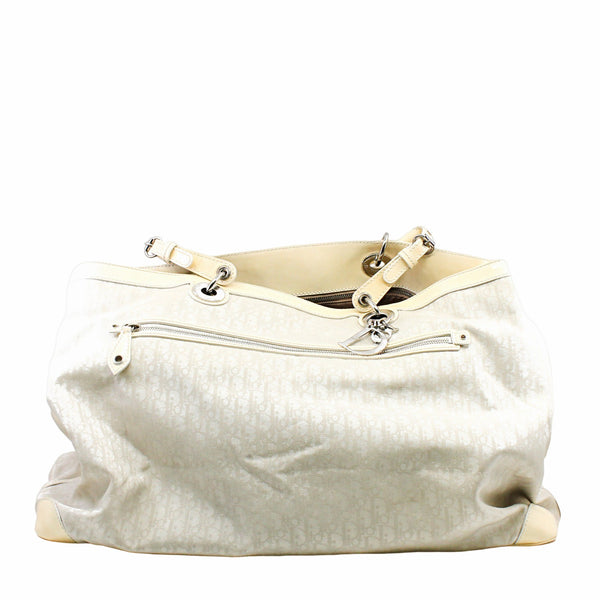 Tote large canvas white shw