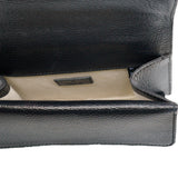 thumbnail Dionysus Mini Black Calfskin Crystal Buckle Bag Ruthenium - L'UXE LINK