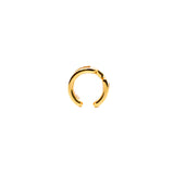 thumbnail olympe ear cuff epsom leather gold colour - L'UXE LINK