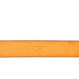 thumbnail Monogram Vernis Leather Belt In Rosepink GHW Size 90 - L'UXE LINK