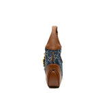 thumbnail mini Jackie 1961 in denim/brown leather ghw 2022