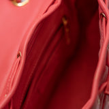 thumbnail Mini Urban Spirit In Pink Lambskin Quilted Backpack GHW Seri 25 - L'UXE LINK