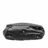 thumbnail Studded Rockstud Tote Black - L'UXE LINK