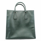 thumbnail men tote bag large green saffiano - L'UXE LINK