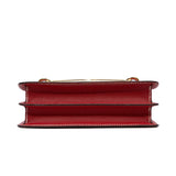 thumbnail Roulis 24cm in evercolor Leather Red GHW Stamp C - L'UXE LINK