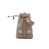 thumbnail Nano Noe in bicolor monogram empreinte ghw microchip - L'UXE LINK