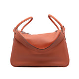 thumbnail Lindy 34 Evercolor Leather Crevette PHW T Stamp - L'UXE LINK