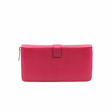 thumbnail Y LOGO CALFSKIN LEATHER wallet red rose - L'UXE LINK