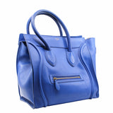 thumbnail Luggage  mini leather blue ghw - L'UXE LINK