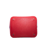 thumbnail Picotin 22 Rough Red Ostrich PHW Z Stamp - L'UXE LINK