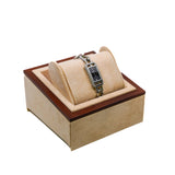 thumbnail 29mm Nantucket diamond watch in black dial/steel - L'UXE LINK