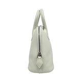thumbnail Mini Bolide Evercolor Leather In 01 White/Lime U Stamp PHW - L'UXE LINK