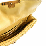 thumbnail Frame Shoulder Bag lamb skin yellow ghw - L'UXE LINK