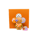 thumbnail Colormania Vivienne Doll in orange and purple monogram