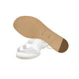 thumbnail Santorini sandal in leather white phw #37