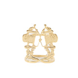 thumbnail Brides De Gala Scarf 70 Ring In Permabrass - L'UXE LINK