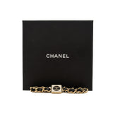 thumbnail CC Logo Leather And Enamel Choker Necklace - L'UXE LINK