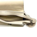 thumbnail small trapeze in patent/suede/ calfskin in light gery phw