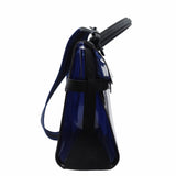 thumbnail Delvaux Tempete PVC Dark Night Satchel Navy De Prusse - L'UXE LINK