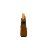 thumbnail le 5 A 7 in brown suede and shearling ghw