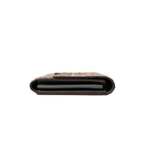 thumbnail Capucines In Metallic Python And Leather Flap Snap Wallet PHW - L'UXE LINK