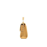 thumbnail Pearl Enamel Quilted Yellow Lambskin Leather Top Handle Flap Clutch With Chain Seri K540XXXX - L'UXE LINK