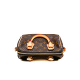 thumbnail new speedy 25 in monogram white fabric strap 2023 - L'UXE LINK