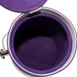 thumbnail painting box in leather purple/white phw - L'UXE LINK