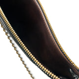 thumbnail snake clutch chain bag in black ghw