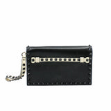 thumbnail hangbag balck and white with rivet phw - L'UXE LINK