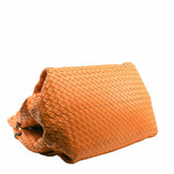 thumbnail Intrecciato Shoulder Bag Woven Leather yellow Gun Metal - L'UXE LINK